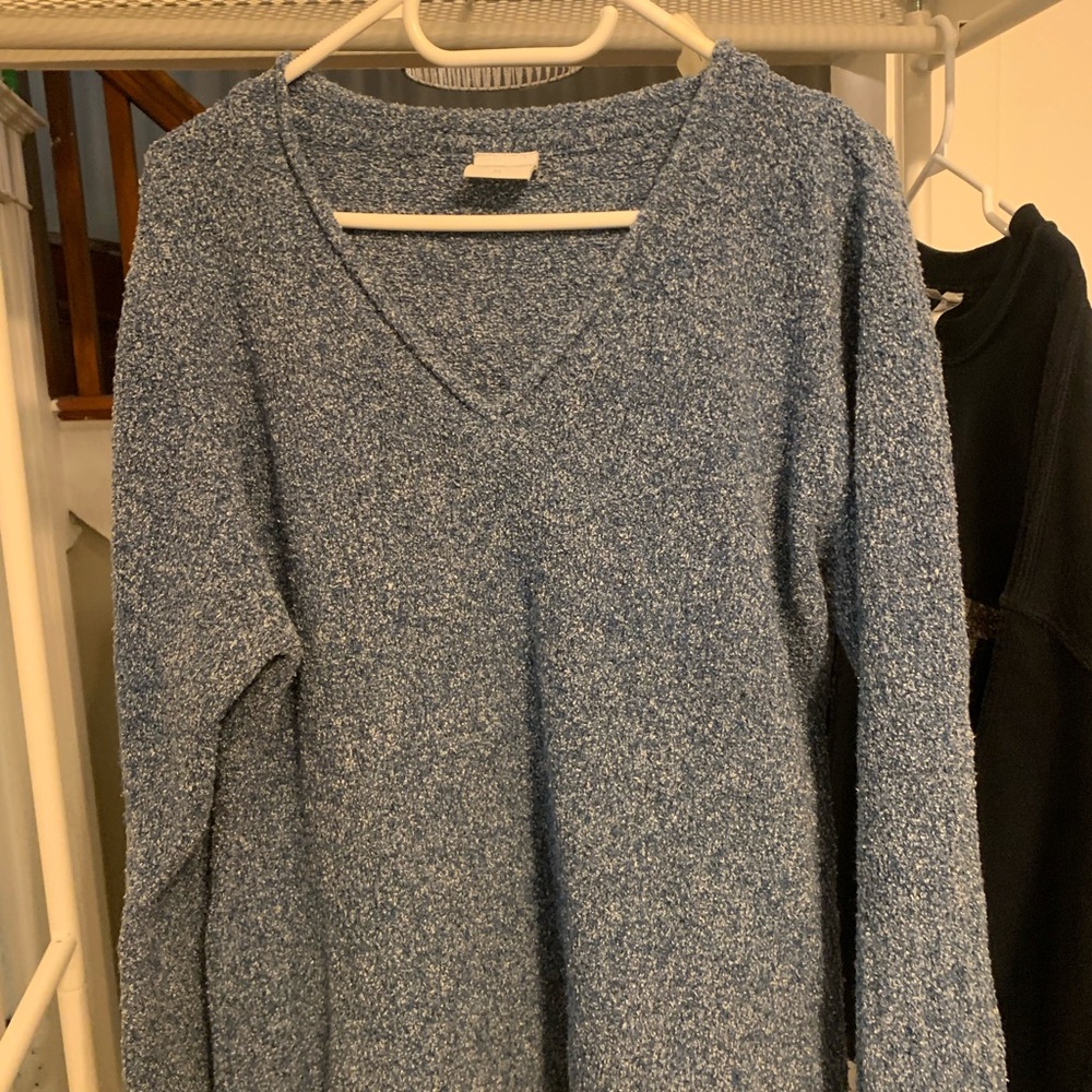 Columbia Textured Blue Sweater